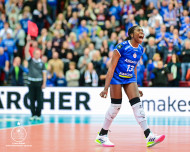 Auch 32 Punkte von Krystal Rivers reichten am Ende nicht gegen Rzeszow. Foto: Bildermacher-Sport Jens Körner